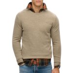 Pull en maille chiné col rond large - gris anthracite - Homme - 0.00
