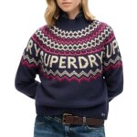 Pull en maille superdry fair isle femmes