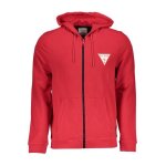 Pull molleton homme rouge - guess jeans - sf6526 - coupe slim - hiver