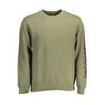 Pull molleton - napapijri - homme - vert - col montant
