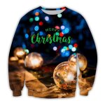 Pull de noël imprime mixte col rond pullover manches longues confortable pour homme - femme automne hiver ... Pull de noël imprime mixte col rond pullover manches longues confortable pour homme - femme automne hiver ...
