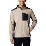 Pull - over en polaire pour homme - columbia klamath range - couleur beige - col montant Pull - over en polaire pour homme - columbia klamath range - couleur beige - col montant