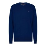 Pull tommy hilfiger basic pour homme bleu marine