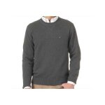 Pull tommy hilfiger classique gris homme 412020