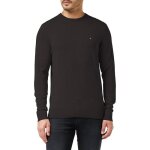 Pull tommy hilfiger homme noir col round