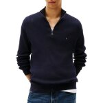 Pull tommy hilfiger textured quarter zip hommes