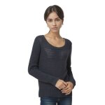 Pull tunique femme long manches - bleu marine chic et confort Pull tunique femme long manches - bleu marine chic et confort