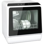 Puluomis mini lave - vaisselle pose libre avec 4 couverts 6 programmes rservoir deau 5l et cran led 42cm ... Puluomis mini lave - vaisselle pose libre avec 4 couverts 6 programmes rservoir deau 5l et cran led 42cm ...