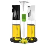 Pulv�risateurs dhuile - freosen - 300 ml - 2pcs - entonnoir et supports antid�rapants - pinceau sans ...
