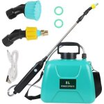 Pulvrisateur lectrique - prumya - 8l - rechargeable - buse rglable - poteau tlescopique