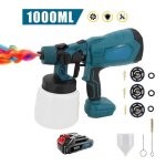 Pulvrisateur de peinture sans fil makita 18v - 3 modes de pulvrisation - capacit 1000ml