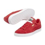 Puma baskets suede classic rouge femme