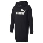 Puma ess logo hooded dress fl g sweat noir 12 ans mixte bb