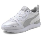 Puma femme r78 wns metallic baskets - white gray violet silver