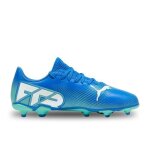Puma future 7 play fg / ag jr chaussures de football pour garcon bleu 107949 - 01