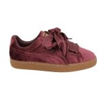 Puma heart velvet bordeaux - baskets mode femme