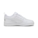 Sneakers - puma - rebound v6 - cuir - blanc - homme - plat
