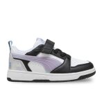 Puma rebound v6 lo space belle ac + ps chaussures pour fille noir 402786 - 02