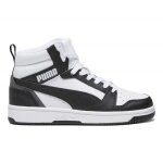 Chaussures de basket - puma - rebound v6 mid jr - blanc - enfant - gar�on