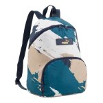 Puma sac  dos bleu fonc vert fonc pour fille core pop backpack club navy - sand dune - aop 270680