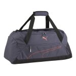 Puma sac de sport gris fonc noir pour femme et homme fundamentals sports bag galactic gray m 271373
