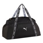 Puma sac de sport noir blanc pour femme et homme - at ess sport bag puma black 276311