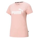 Puma t - shirt ess logo tee rose - femme / adulte Puma t - shirt ess logo tee rose - femme / adulte