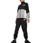 Puma survtement pour garcon colorblock poly noir 676373 - 01