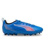 Puma ultra 6 play mg jr chaussures de football pour garcon bleu 108540 - 01