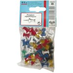 Punaise - signal�tique - assortiment - vynex - sachet de 45 punaises - plastique