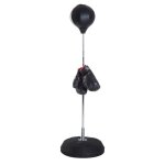 Homcom - punching ball - acier - 43x43x144cm - noir