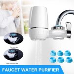 Purificateur de filtre  eau - pour montage de robinet - avec filtre - limination du chlore de la rouille ...