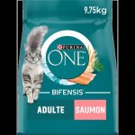 Purina one bifensis adulte saumon 975kg croquettes pour chats adultes