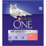 Purina one croquettes au saumon et aux crales compltes - pour chat adulte - 15 kg