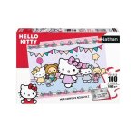 Puzzle 100 pièces - hello kitty et ses amis - nathan - mixte - a partir de 6 ans Puzzle 100 pièces - hello kitty et ses amis - nathan - mixte - a partir de 6 ans