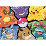 Puzzle 100 pices : pokmon : pikachu evoli et compagnie