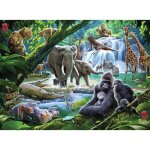 Puzzle 100 pièces xxl : les animaux de la jungle Puzzle 100 pièces xxl : les animaux de la jungle