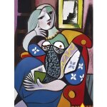 Puzzle 1000 pcs - picasso : femme au livre