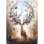 Puzzle 1000 pices cerf fantaisie adultes et enfants ds 14 ans puzzle de qualit suprieure 12000459 ...