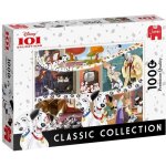 Puzzle 1000 pices disney 101 dalmatiens - jumbo - dessins anims et bd - a partir de 12 ans