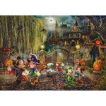 Puzzle 1000 pièces : disney mickey & minnie halloween fun Puzzle 1000 pièces : disney mickey & minnie halloween fun