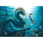 Puzzle 1000 pièces dragon sirène et tortues des profondeurs dès 14 ans monstre 12001434 ravensburger Puzzle 1000 pièces dragon sirène et tortues des profondeurs dès 14 ans monstre 12001434 ravensburger