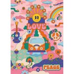 Puzzle 1000 pièces hippie style / cha cha pop dès 14 ans puzzle de qualité supérieure collection artiste ... Puzzle 1000 pièces hippie style / cha cha pop dès 14 ans puzzle de qualité supérieure collection artiste ...