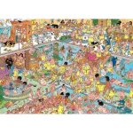 Puzzle 1000 pi�ces - jumbo - jan van haasteren �chaud devant chaos dedans� - 68 x 49 cm - poster inclus ...