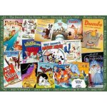 Puzzle 1000 pi�ces - ravensburger - affiches vintage des films disney - 70x50 cm - multicolore - 12 ans ...