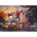 Puzzle 1000 pices : spider - man and friends - the ultimate alliance - thomas kinkade