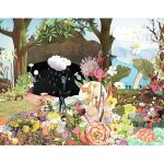 Puzzle 2000 pices : curieux jardin