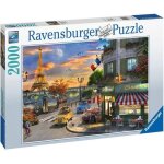 Puzzle 2000 pices - une soire romantique  paris - ravensburger - puzzle adultes - ds 14 ans