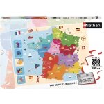 Puzzle 250 p carte de france