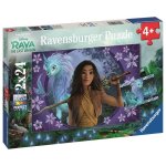 Puzzle 2x24p - disney raya et le dernier dragon - ravensburger - mixte - a partir de 4 ans